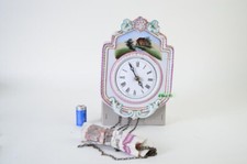 Schwarzwälder  Porzellanschilderuhr   1880 1gud10