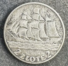 2 Zlote 1936 Polen Seehafen