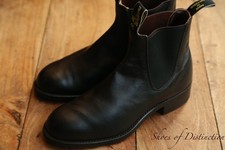 R.M. Williams schwarze Leder