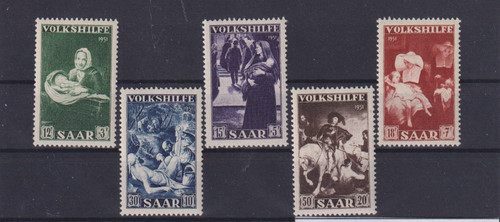 Saarland 1951 309 - 1951, 309-313