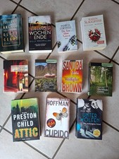 BÜCHERPAKET / BÜCHERKONVOLUT: 11 KRIMI und THRILLER