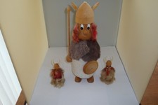 3 alte  Vikinger 32 & 12cm