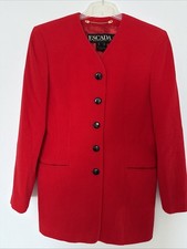 Rotes Escada Kostüm Gr.38 Top