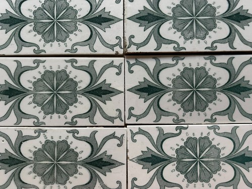 Antike jugendstil fliese - antike,