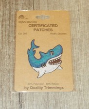 Aufnäher Hai Applikation Aufbügler Aufnäher Bügelbild Patch Tiere