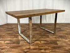 Holztisch Massiv Design Esstisch Büro Küche Vintage