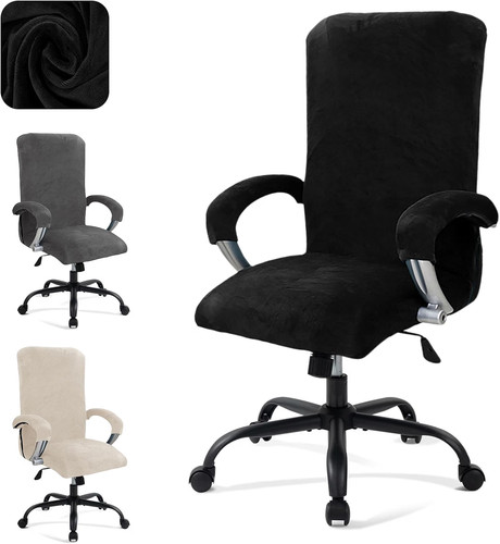 Samt bürostuhlbezug mit - samt,