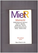 BGB-Mietrecht (alt/Neu) Beck-Texte / dtv 2004