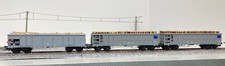 Märklin 469__  3-teiliges Set SBB Holztransport incl. Schlußlichtwagen in OVP