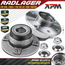 2x Radnabe Radlagersatz Hinten