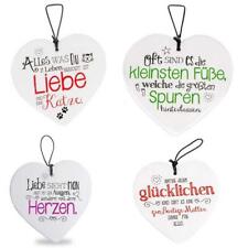 Keramikherz mit Spruch - für Freunde Geschwister Familie und Lieblingsmenschen