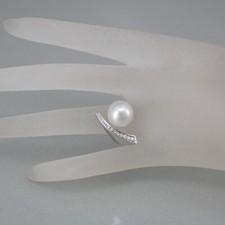 RING 585/14k Weissgold