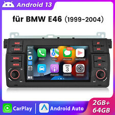 64GB Für BMW E46 3er 1998-2006 Carplay Android13 Autoradio GPS NAVI SAT RDS DAB+