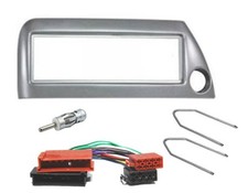 Autoradio Radioblende Set für FORD Ka 1996-2008 DIN silber