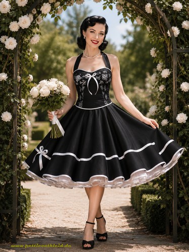 50er jahre petticoat kleid - 50er,