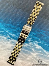 BREITLING PILOT BAND 20mm STAHL GOLD 300D