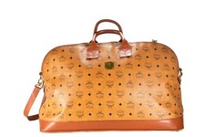 ✅MCM WEEKENDER vintmarket.de REISETASCHE XL COGNAC 4401