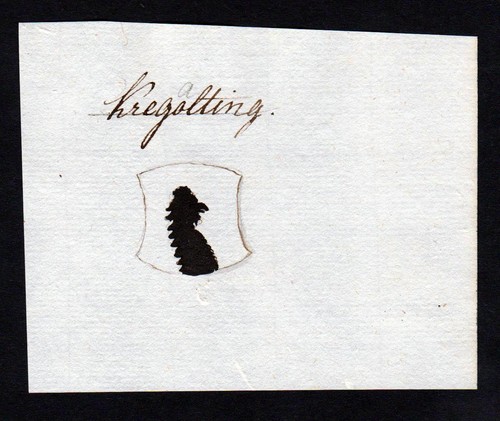 Kregalting handschrift - jh.,