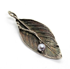 Vintage XL Anhänger Brosche