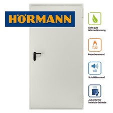 Hörmann Brandschutztür T30 H8-5 Feuerschutztür Eingangstür Weiß - Maße wählbar