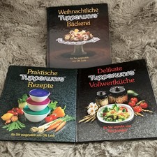 Tupperware Koch- und Backbücher, 3 Stück