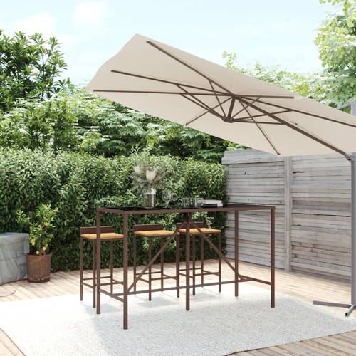 Bartisch mit glasplatte - mit,