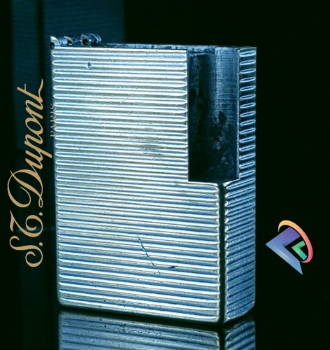 Dupont feuerzeug silber - st,