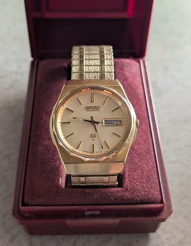 Seiko quarz 7123 8280 gold - quarz,