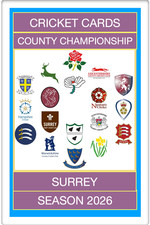 Surrey ccc 2026 season squad - season,