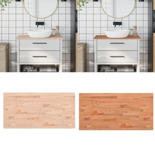 Akazienholz Massiv Waschtischplatte Badezimmer Waschtisch Waschtischkonsole Plat