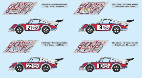 Decals porsche 911 carrera - decals,