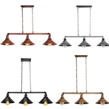 3 Flammig Rohr Hängelampe