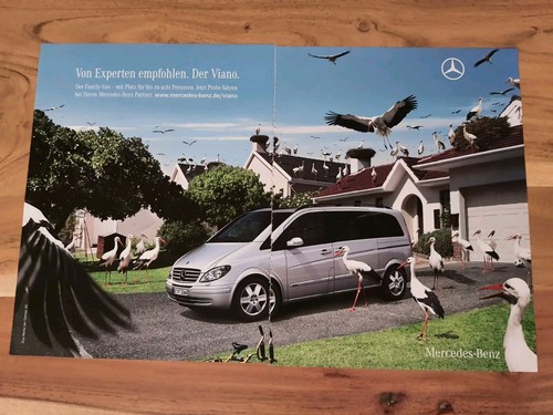 Mercedes benz viano - mercedes, werbung