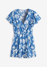 Jumpsuit Gr. 32/34 Blau Weiß