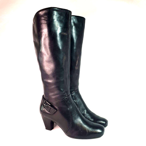 Clarks kniehohe stiefel absatz - clarks,