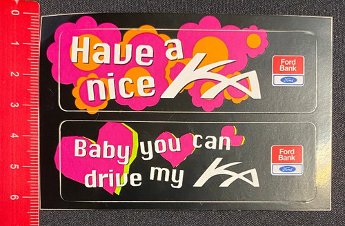 Aufkleber sticker ford bank - ford,
