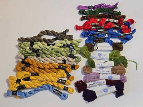 Handarbeitsgarn set gemischt - set,