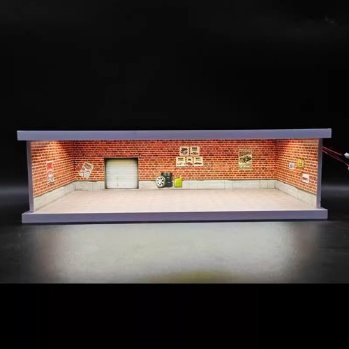 Diorama parkplatz garage - 1:43,