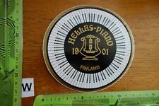 Alter Aufkleber Musikinstrumente Klavier HELLAS-PIANO 1901 FINLAND