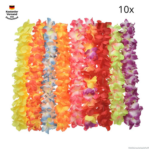 Hawaii blumenketten set - set, (10
