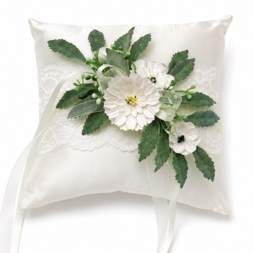 Ringkissen creme hochzeit - ringkissen,