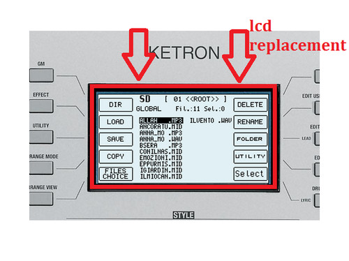 New lcd display for - lcd, x1