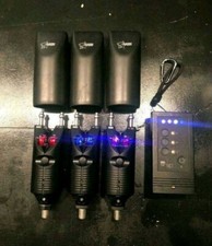 Nash Siren RS1 Bissanzeiger 3+1 Set Rot Blau Purple Funk Angeln Karpfenangeln 