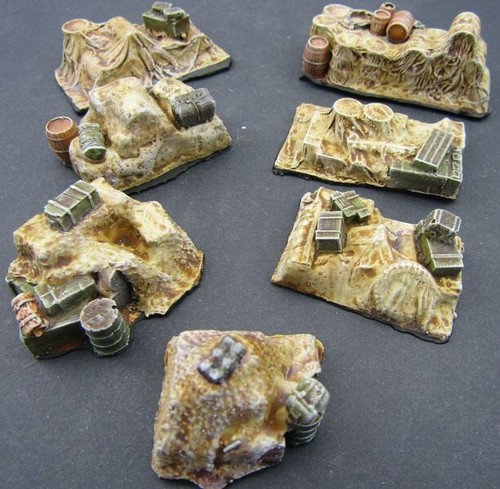 Diorama zubehör 7 x - 1:72,