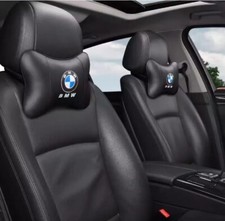 Für BMW Auto Kopfstütze Nackenschutz Weiche Leder Nackenkissen Handmade