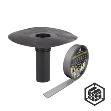 EPDM Dachablauf Gully DN