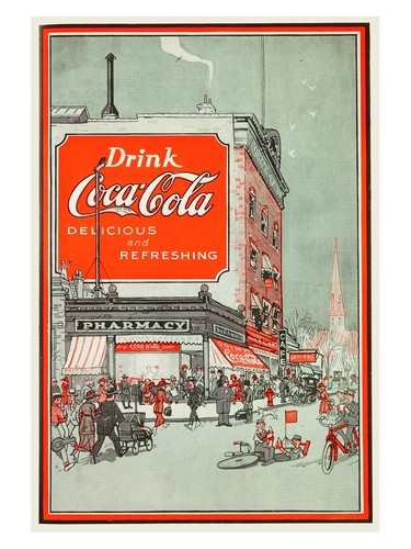 Vintage coca cola - coca-cola, werbeplakat