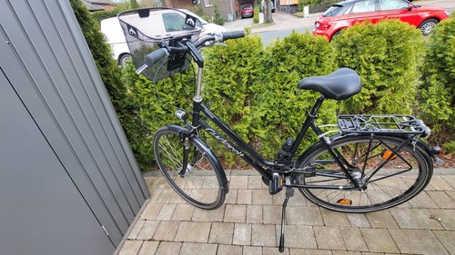 Tiefeinsteiger damenfahrrad - damenfahrrad, 28