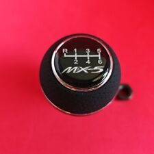 CHROM LEDER MS SPORT 6G SCHALTKNAUF für MAZDA MX5 MX-5 SPORT CLUB RF NC ND NB RF