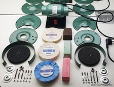 Interkrenn Doppelschleifer Schleifmaschine Polierbock 600W 2800min/-1